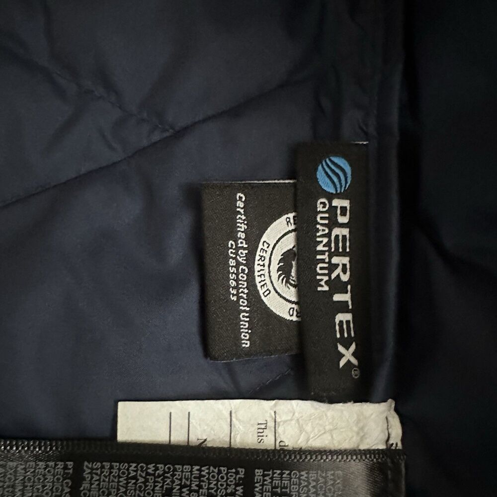 Marmot Womens Highlander Duck Down Fill Winter Jacket Blue Coat Sz M Puffer EUC - Picture 11 of 13